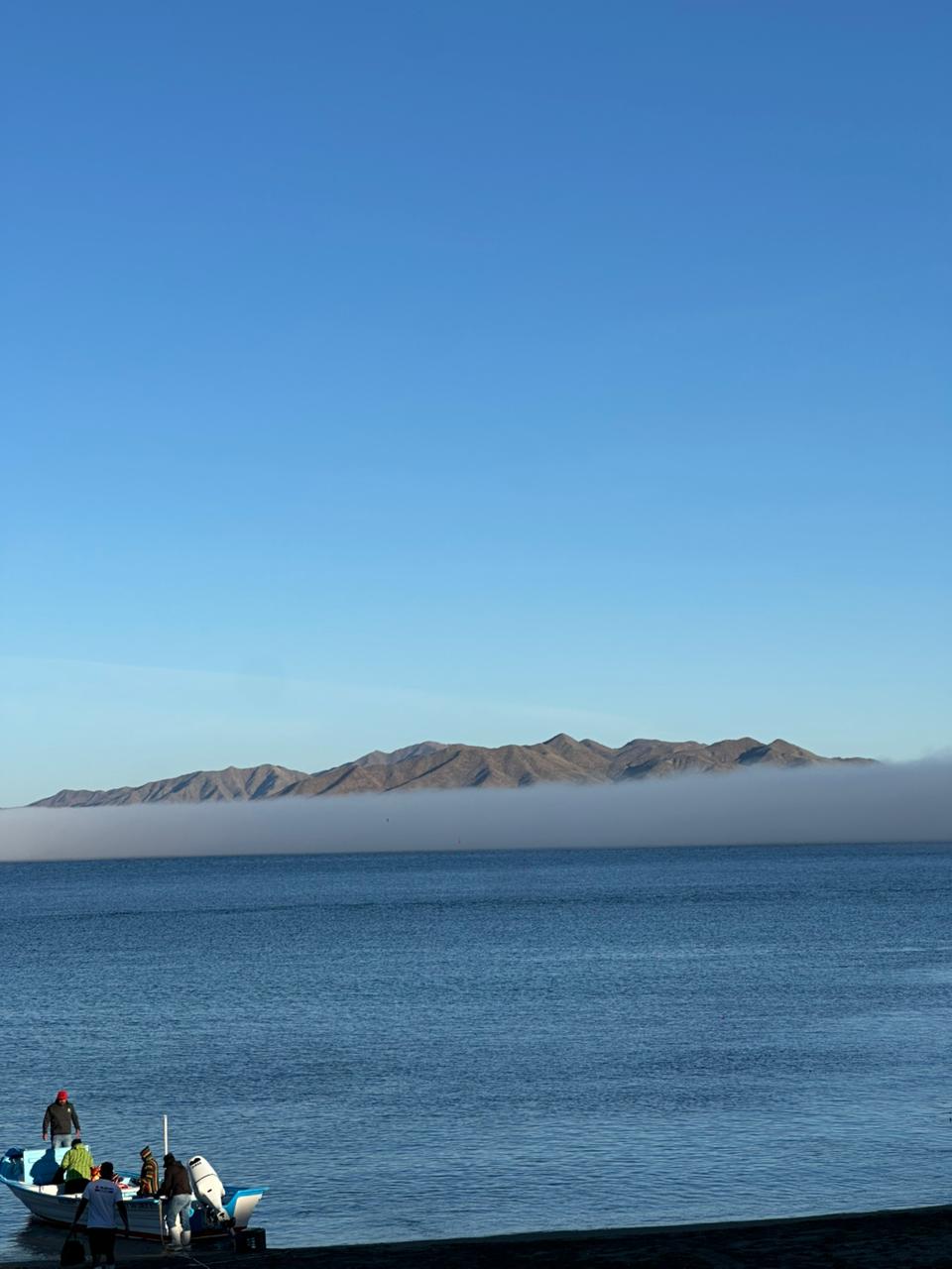 Ocean and desert landscape